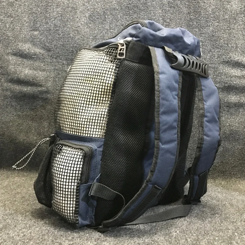 RUSSELL Athletic 116660WR-NVY Navy Blue & White Sports Backpack / Gym Swim Bag